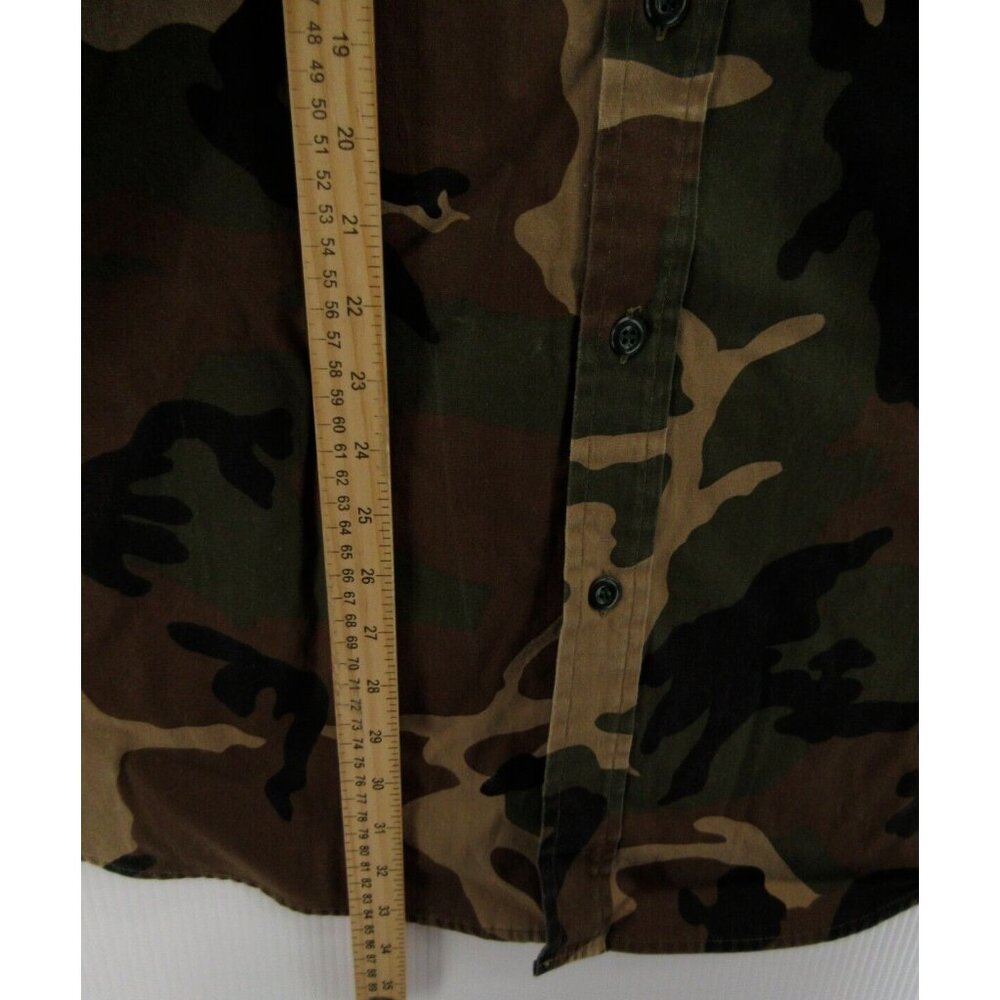 VINTAGE Winchester Shirt XL Button Down Camo Hunting Flap Pockets * - Picture 5 of 11